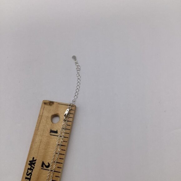 925 Sterling Silver 70th Birthday Necklace Pendant With Six Rings & One Gold Rin - Picture 8 of 16